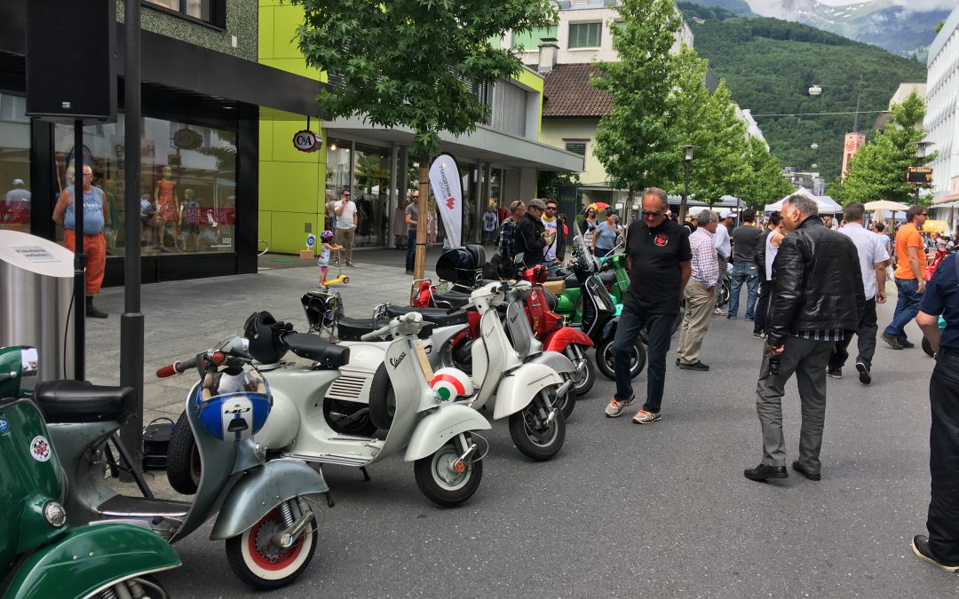 Besuch Vespatreff Buchs vom Samstag 10.06.2017