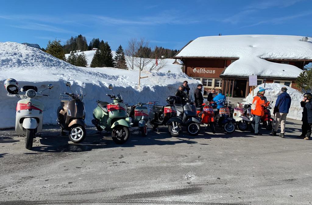 Vespa Treffen vom 17.2.2019 Schwägalp