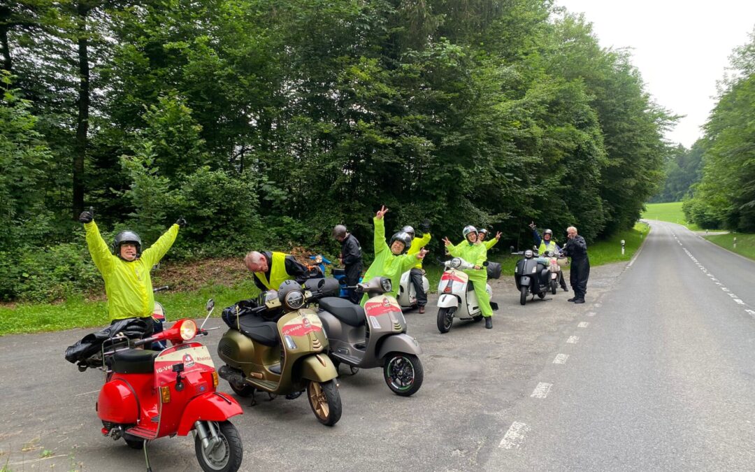 Vespa Fernfahrt ins Wallis vom 29./30. Juni 2024